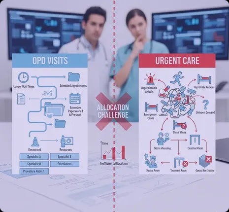 Complex Workflows for Routine and Urgent Care