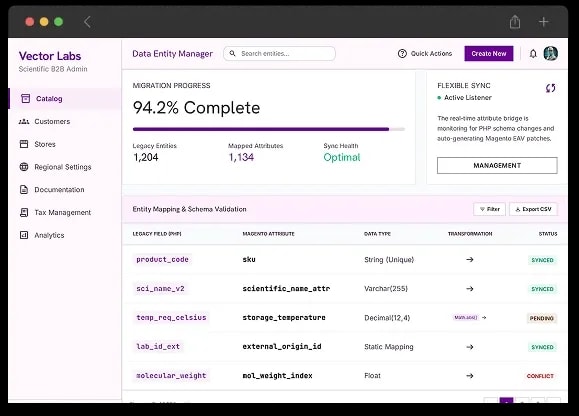 Custom Data Migration