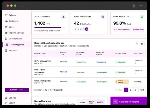 Tax Management Integration