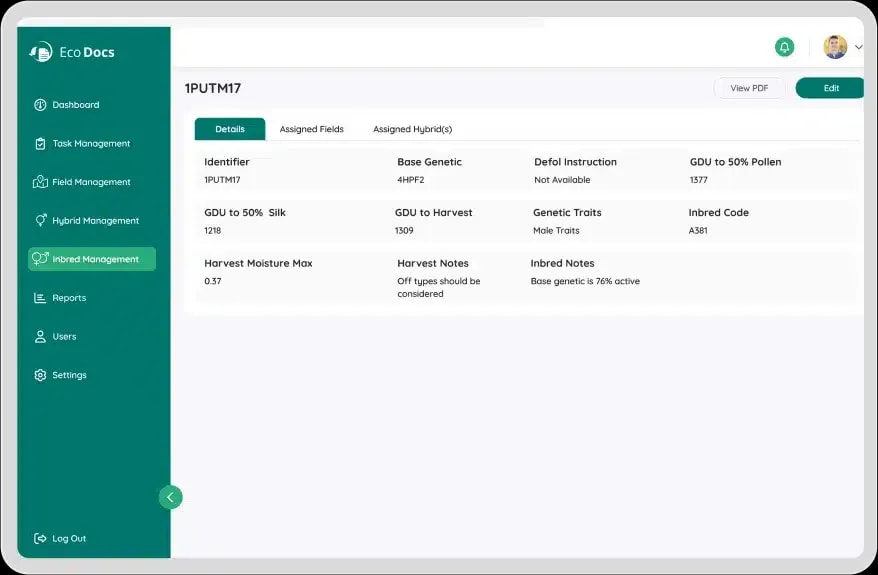 Gro Alliance Crop Lifecycle