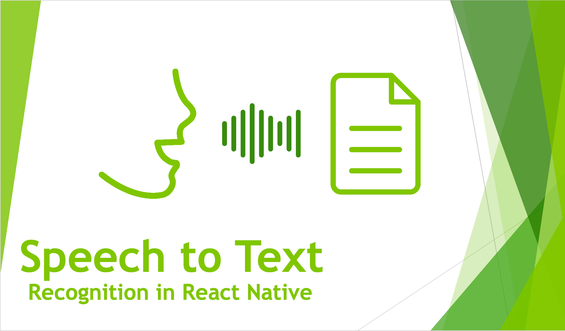 speech to text react